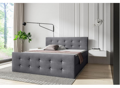 Łóżko skrzyniowe Hotel Meble Łóżko Sypialnia duże 200x200 podwójne